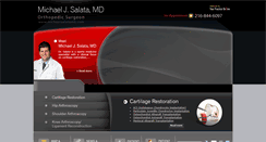 Desktop Screenshot of michaelsalatamd.com