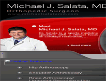 Tablet Screenshot of michaelsalatamd.com